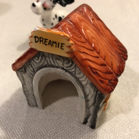Dreamy Dalmatian Dog & Dog House S&P Shakers Antique/ Vintage- RARE - Picture 8 of 16